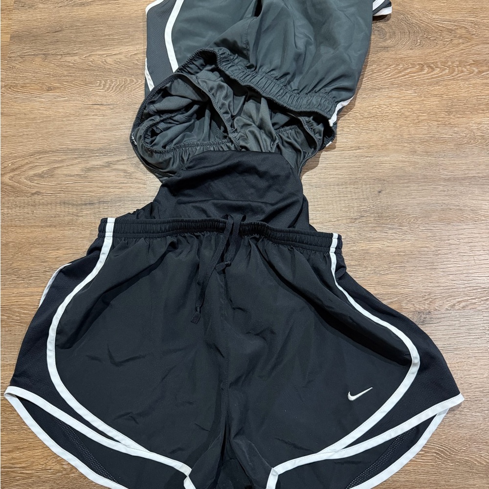 Nike Black and Dark Gray Running Shorts Bundle - Picture 5 of 6
